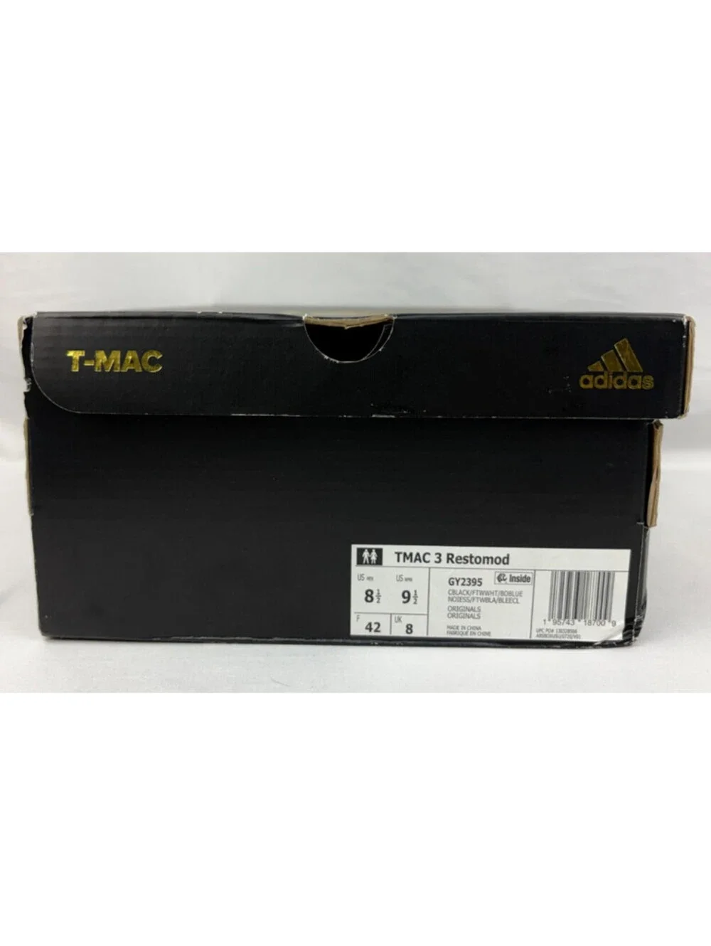 Adidas T-MAC 3 Restomod Magic 8 Ball Black White Shoes GY2395 Men's Size 8.5